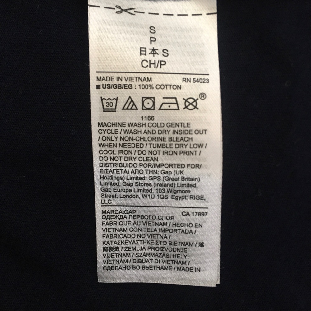 NWT Gap t-shirt 100% cotton - Picture 4 of 4